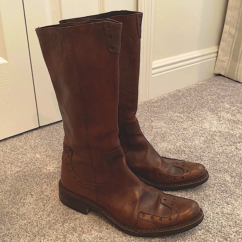 Leather Italian boots